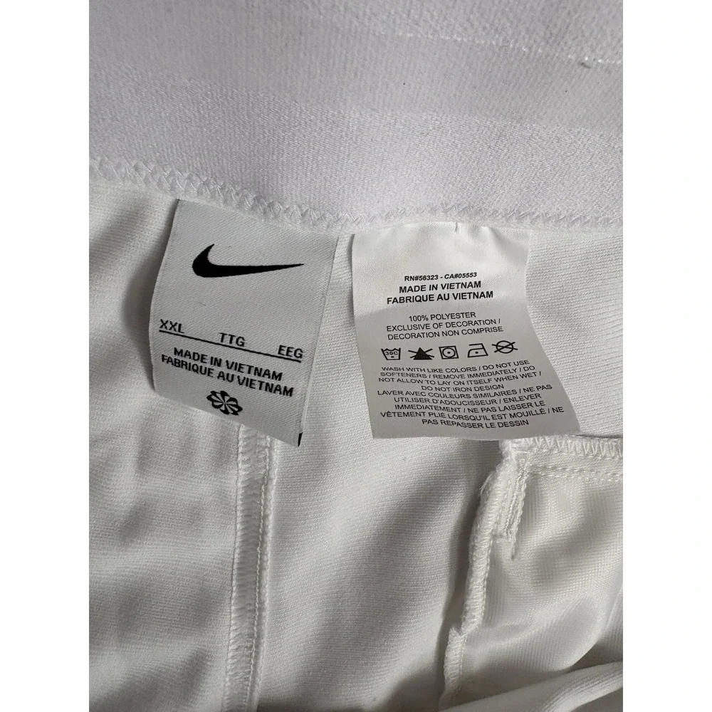 NEW Nike Vapor Select Pro Baseball Pants Men's XXLarge White Black FZ1369-100